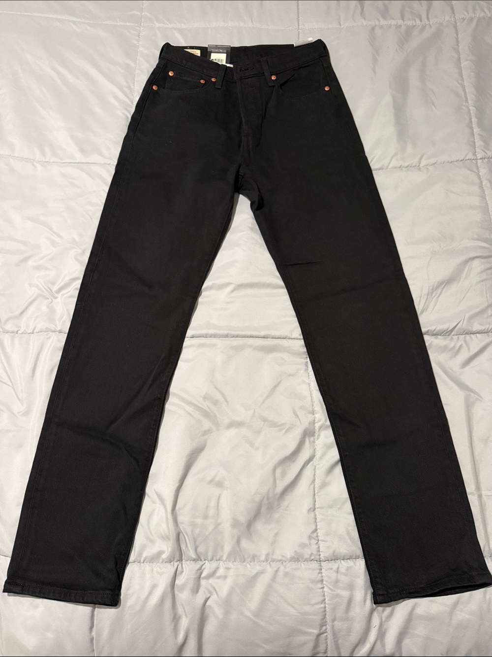 Levi's 501 original Women's Black Straight Leg Jeans